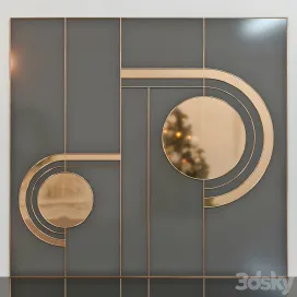 Decorative wall panel set